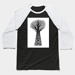 Yol ve ağaç... Baseball T-Shirt